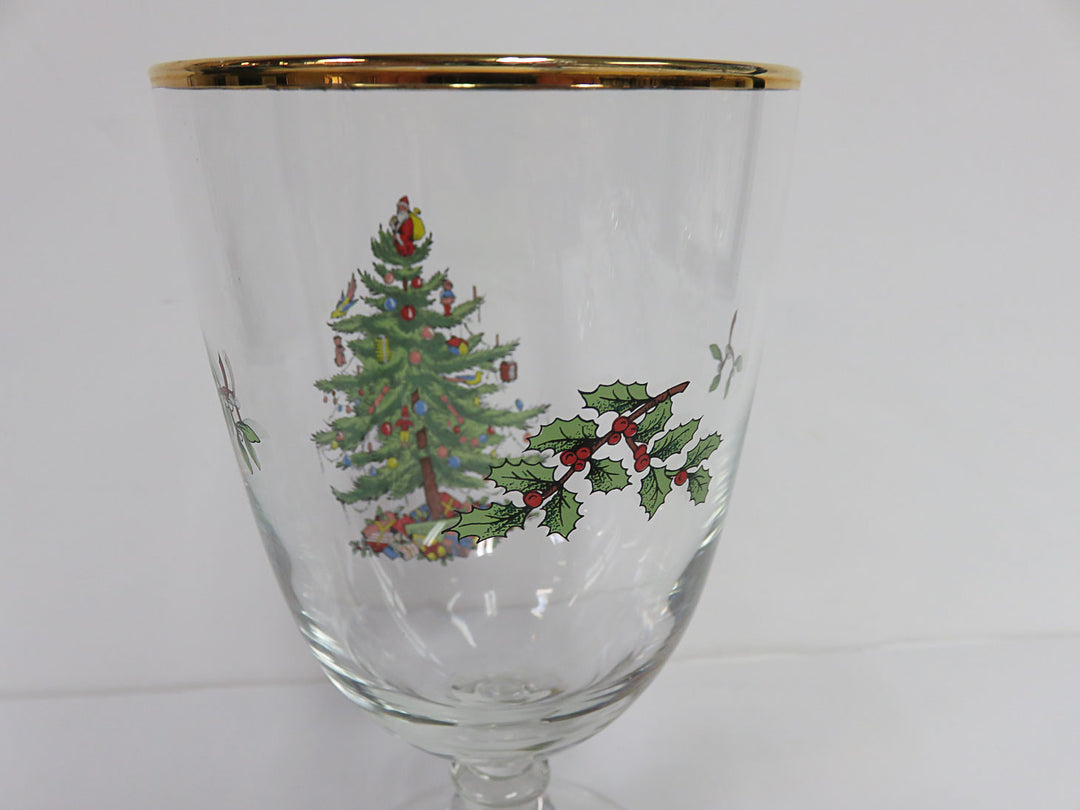 Spode Christmas Water Glasses