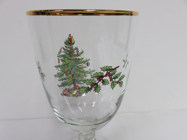 Spode Christmas Water Glasses