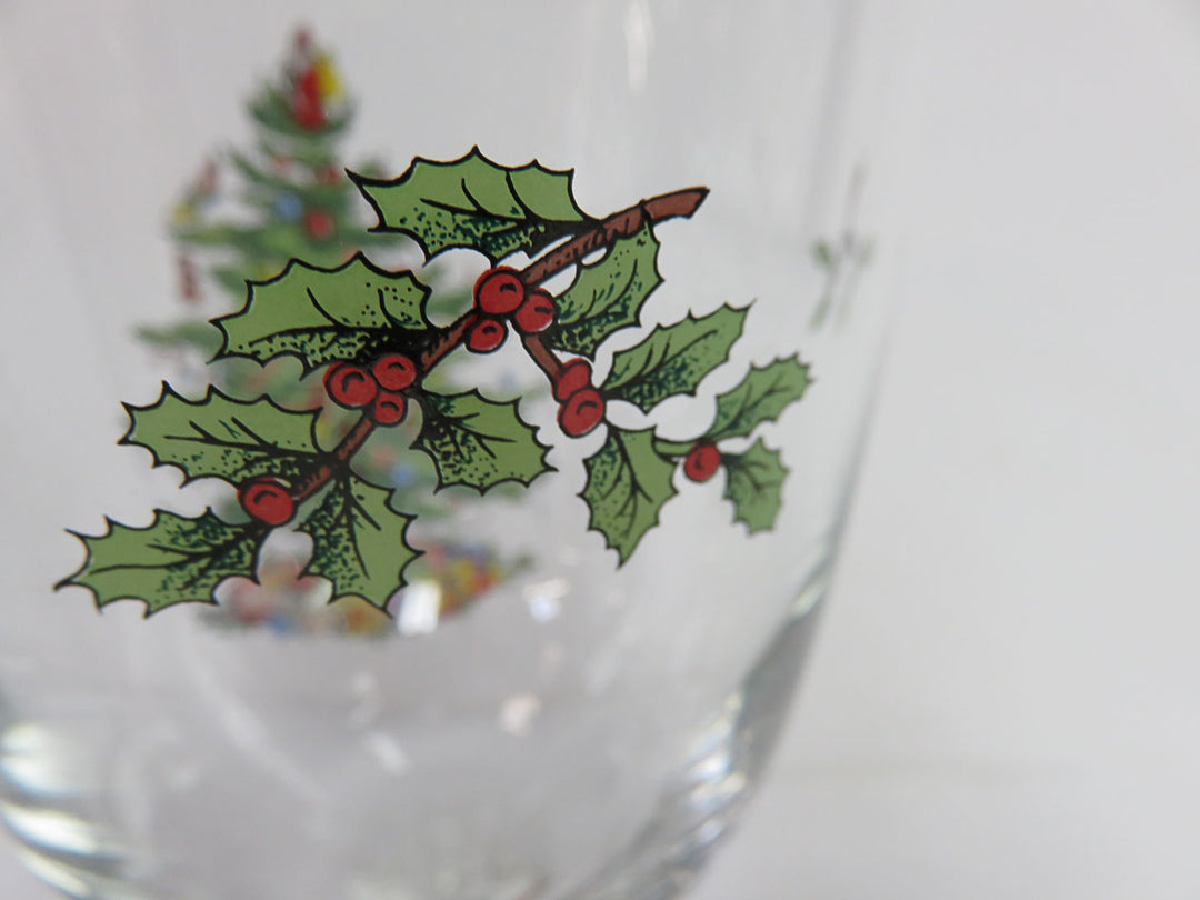 Spode Christmas Water Glasses