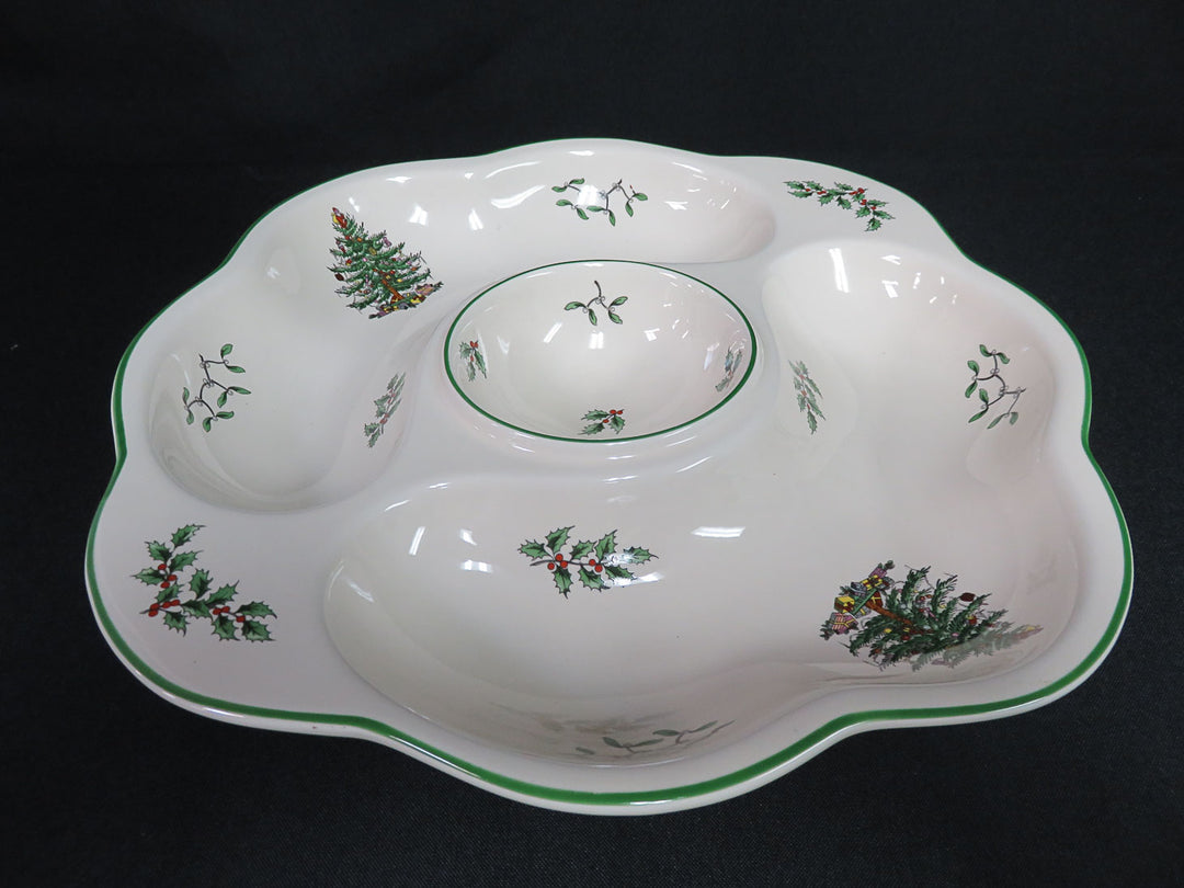 Spode Chip and Dip Bowl