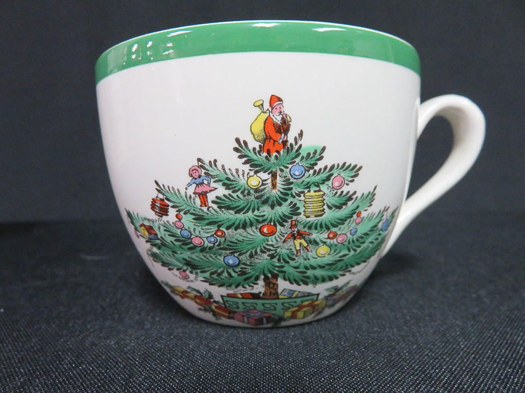 Spode Christmas Tree Cups and Saucers