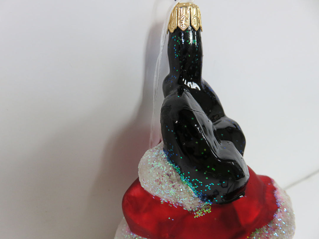 Radko Santa "Bottoms Up" Ornament