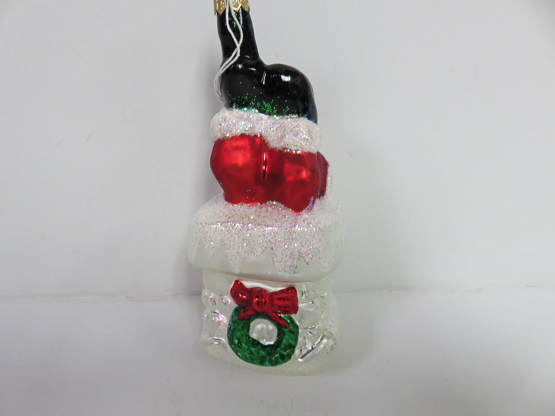 Radko Santa "Bottoms Up" Ornament