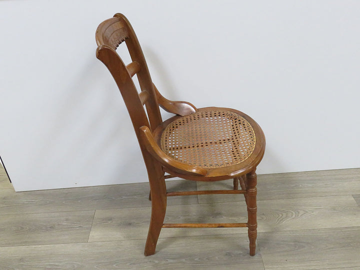 Vintage Caned Side Chair