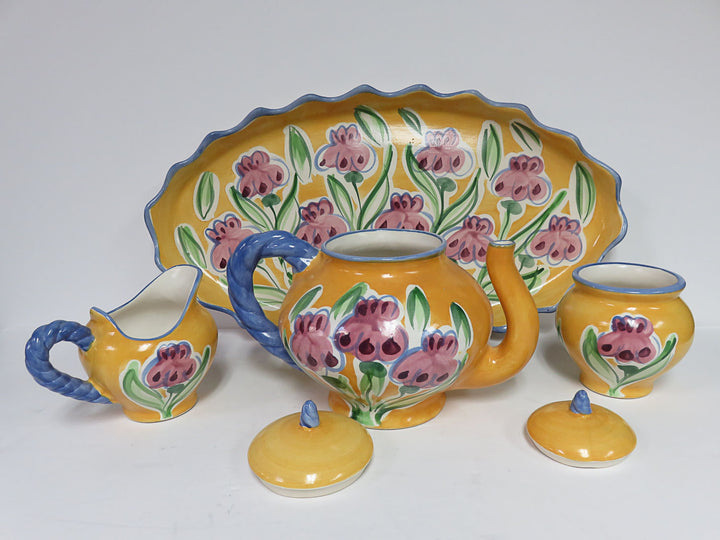 Fioriware Pottery Tea Set