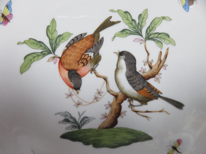 12 Herend Rothschild Bird Dinner Plates