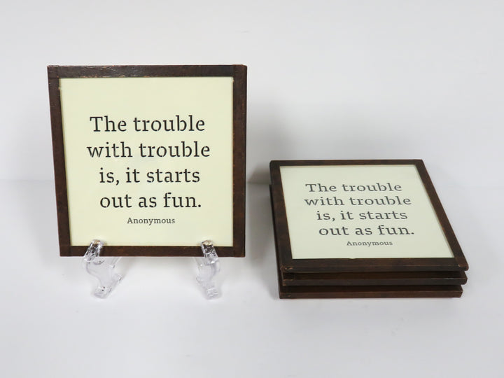 Words of Wisdon Coasters