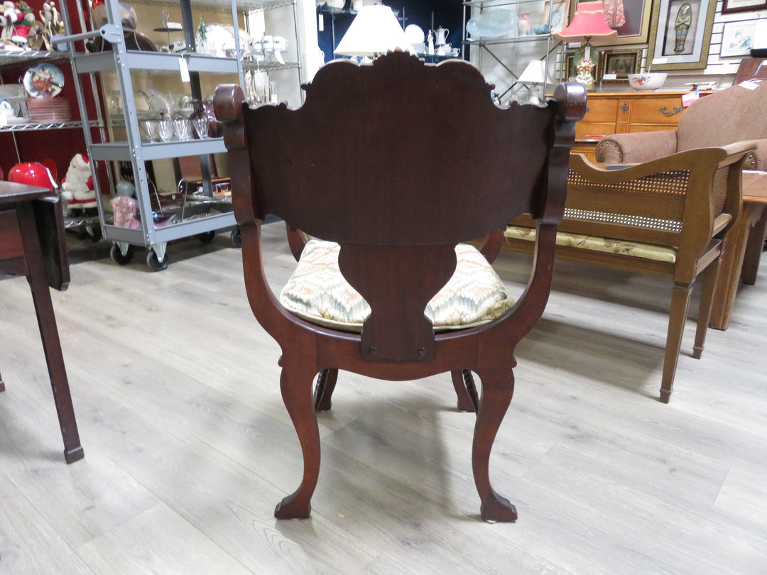 Antique Victorian "Throne" Chair