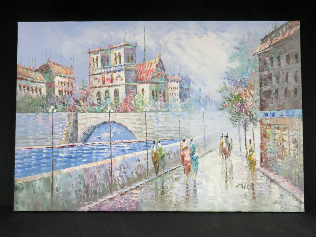 Impressionist Style Oil Painting on Canvas