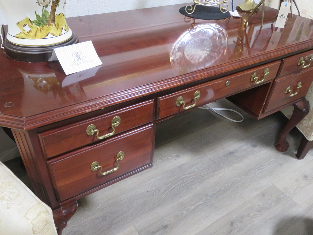 Ethan Allen Mahogany Desk