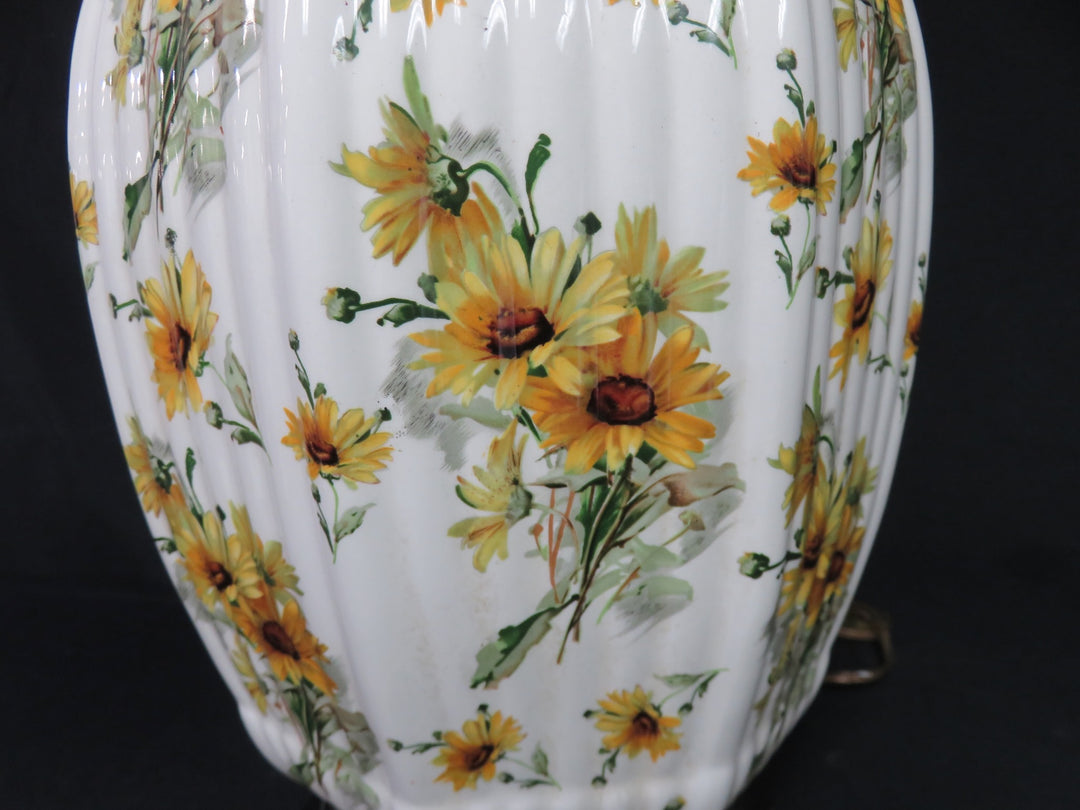 Floral Ginger Jar Table Lamp