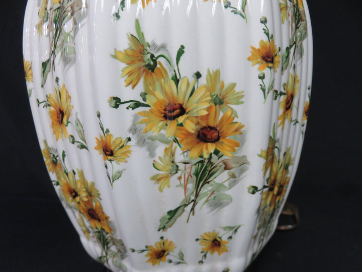 Floral Ginger Jar Table Lamp