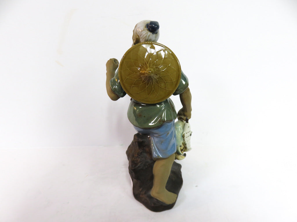 Chinese Shiwan Mudman Figurine