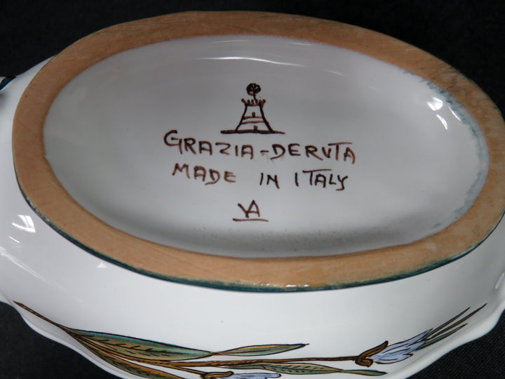 Italian Majolica Sauce Boat Set