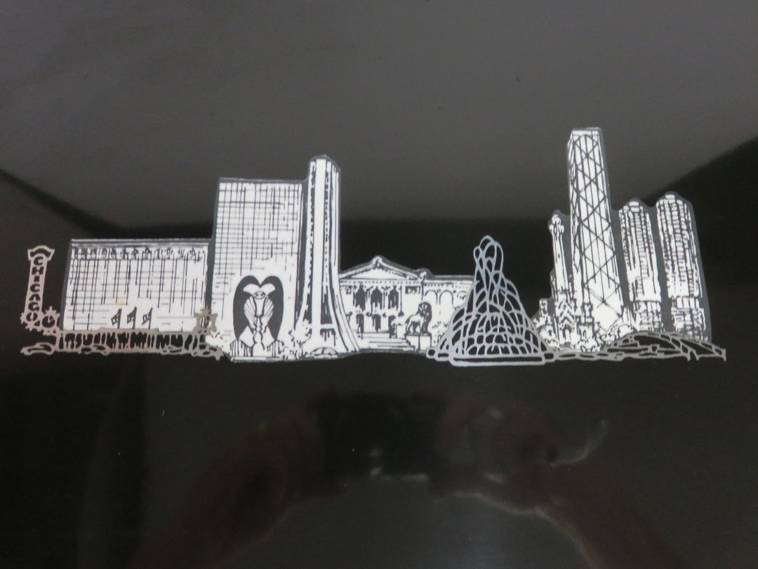 Couroc Chicago Skyline Tray