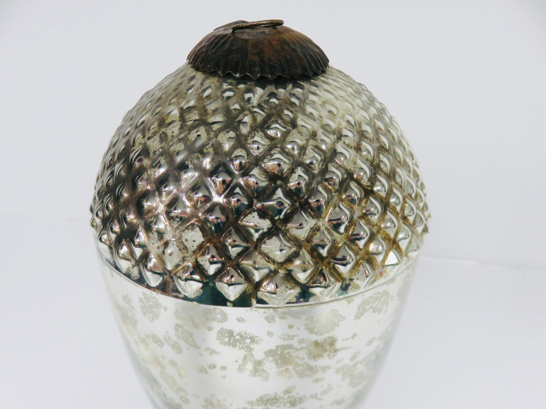 Large Mercury Glass Acorn