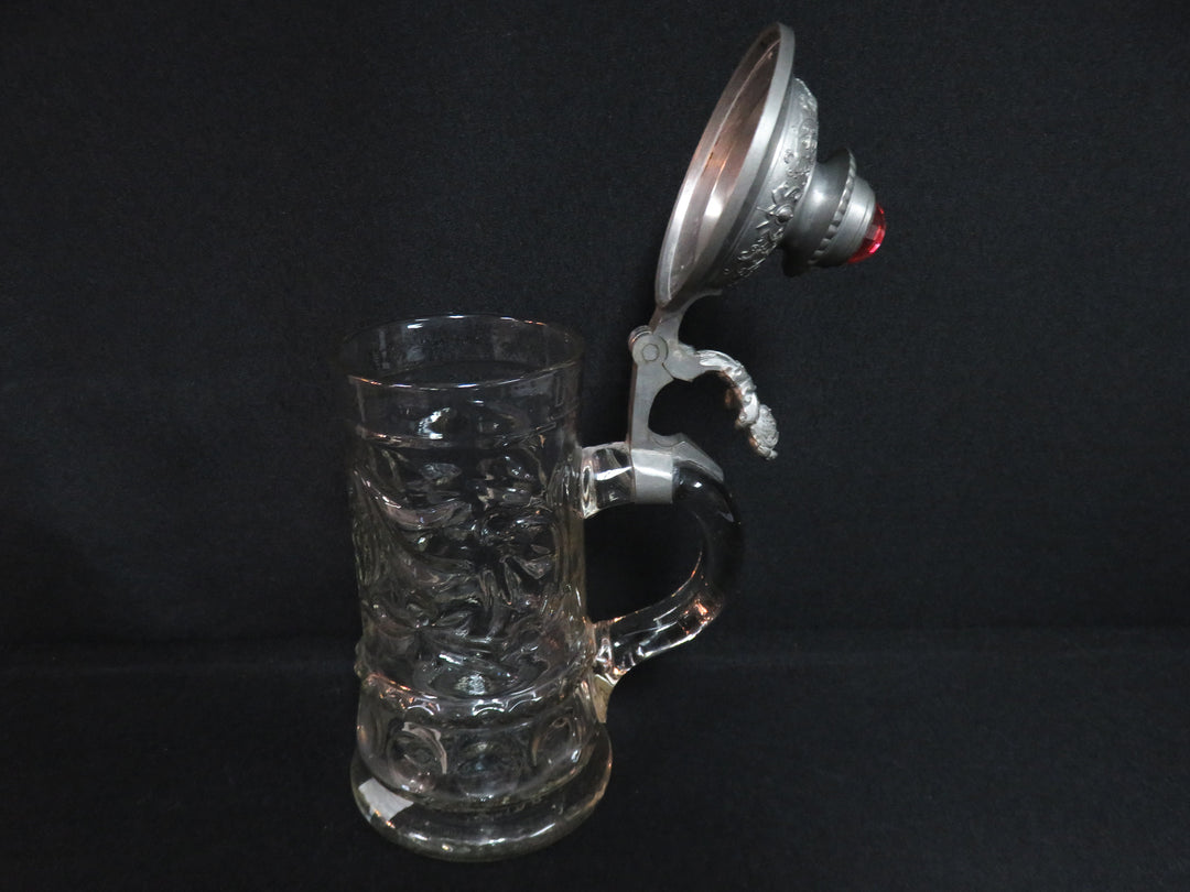 Vintage Glass Beer Stein
