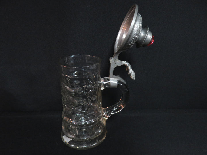 Vintage Glass Beer Stein