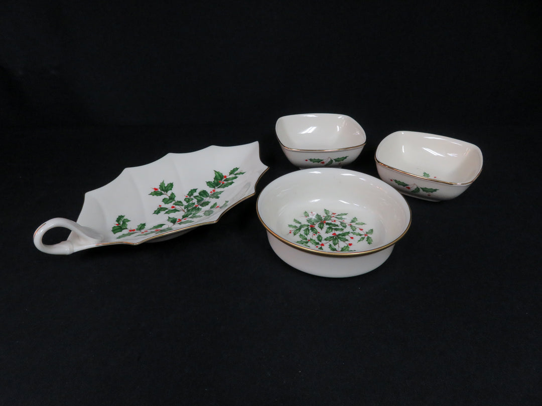 Lenox Holiday 4 Piece Serving Set