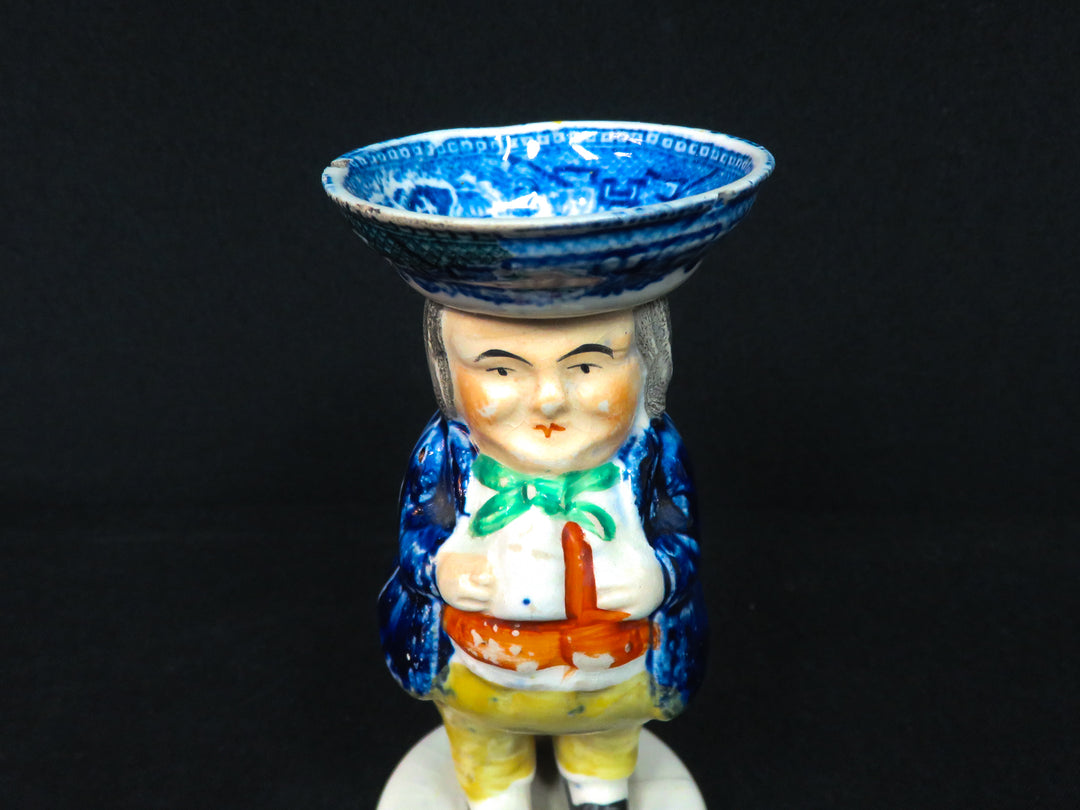 Antique Toby Salt Cellar