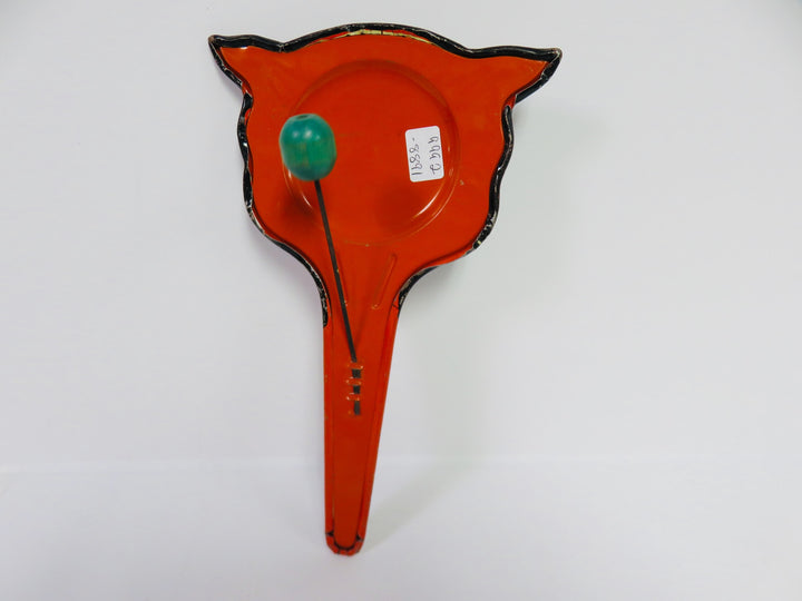 Vintage Tin Halloween Cat Clacker