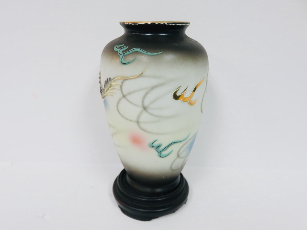 Acra Dragonware Vase on Stand