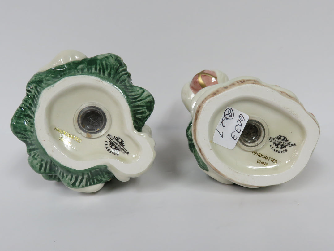 Fitz &  Floyd Santa Salt & Pepper