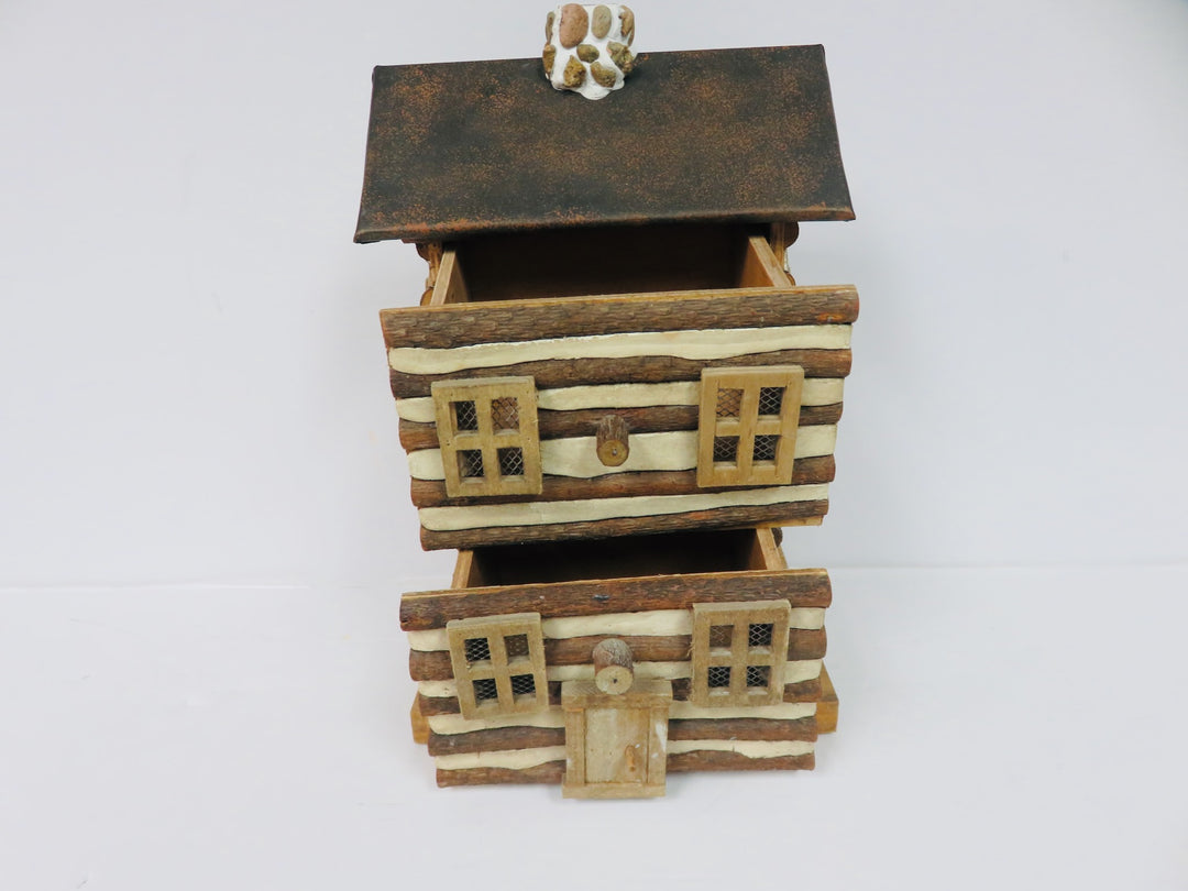 Log Cabin Trinket Chest