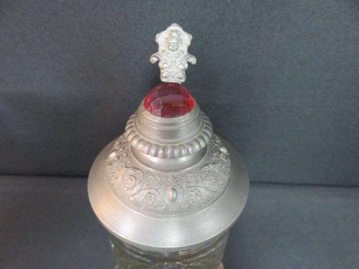 Vintage Glass Beer Stein