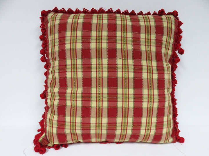 Plaid Throw Pillow