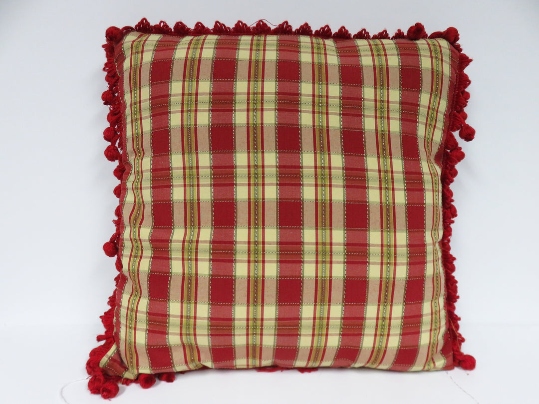 Plaid Throw Pillow