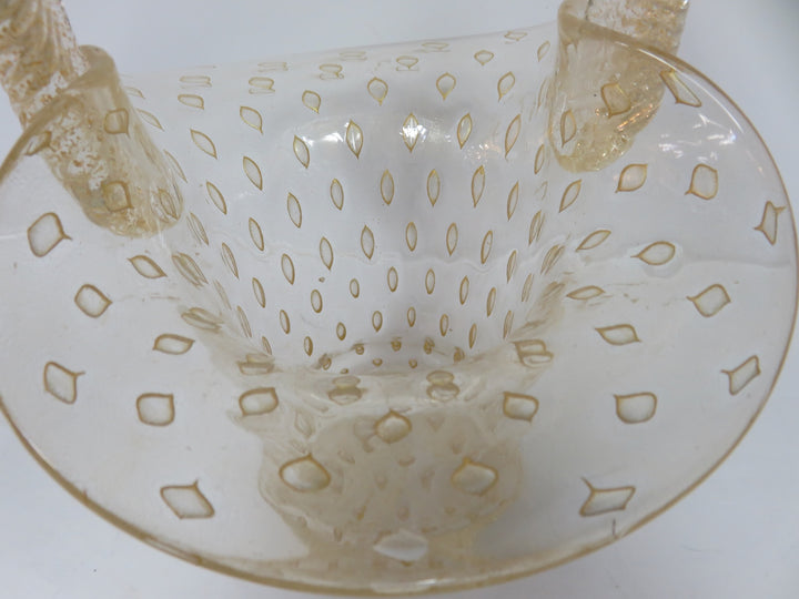 Murano Art Glass Basket