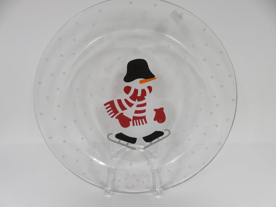 Arcoroc Snowman Platter