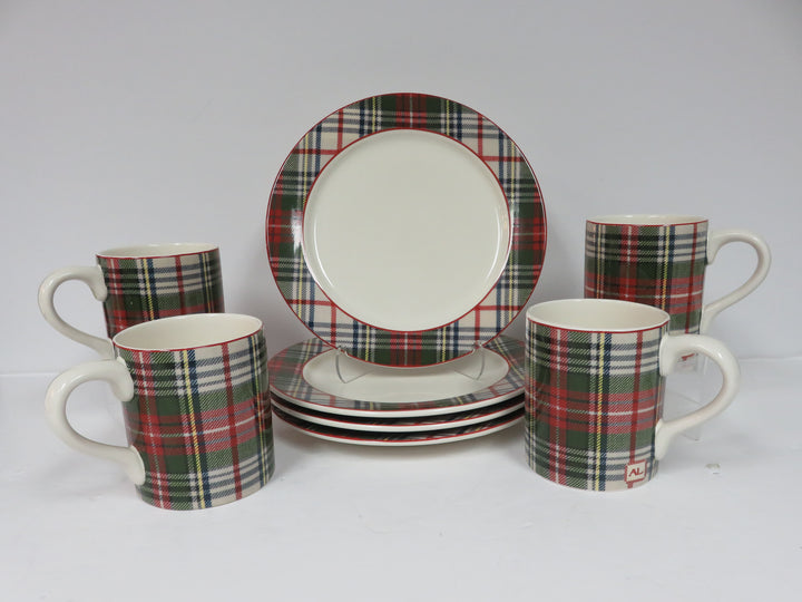 Plaid Ceramic Dishes