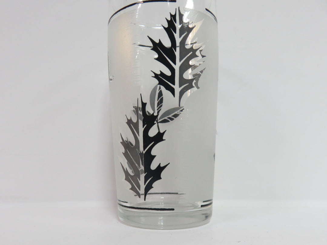 Libby Silver Foliage Juice Glasses