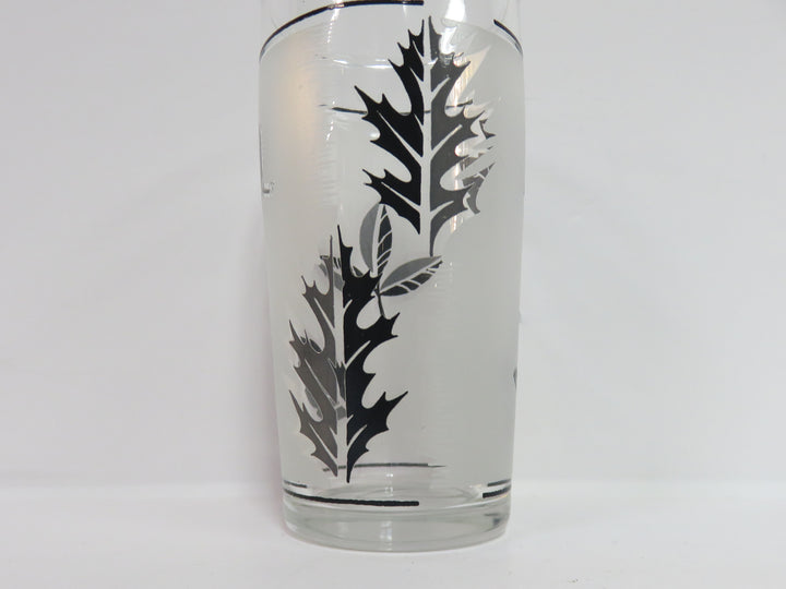 Libby Silver Foliage Juice Glasses