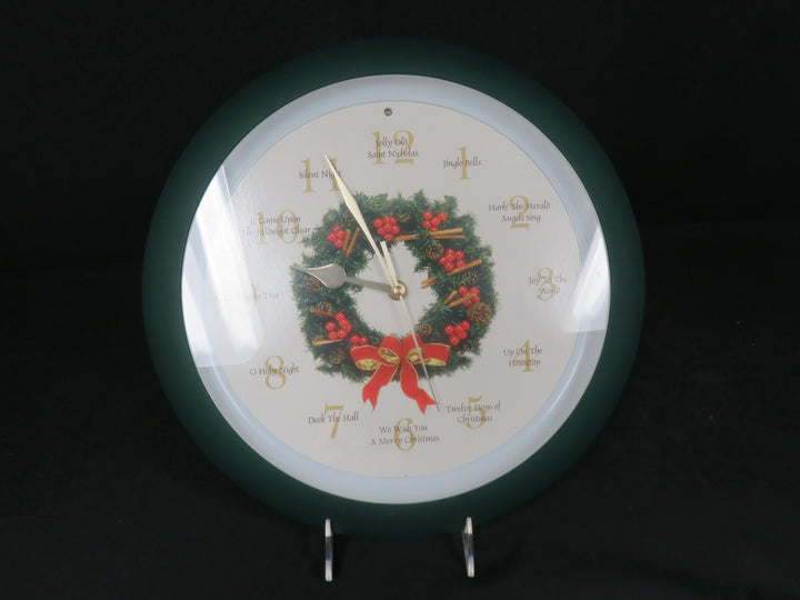Vintage Musical Christmas Clock