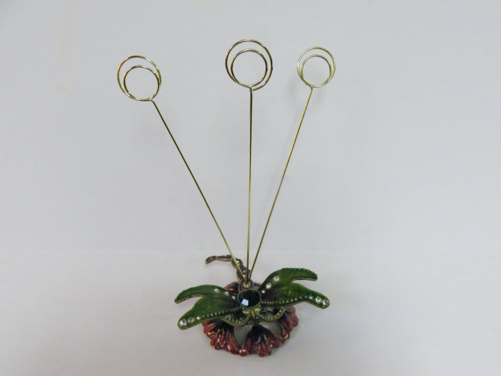 Enameled Metal Photo Holder