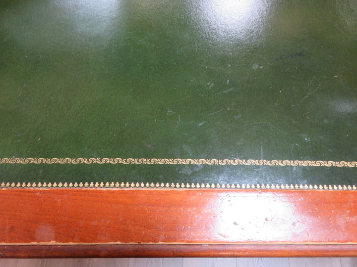 Sligh Leather Topped Executive Desk