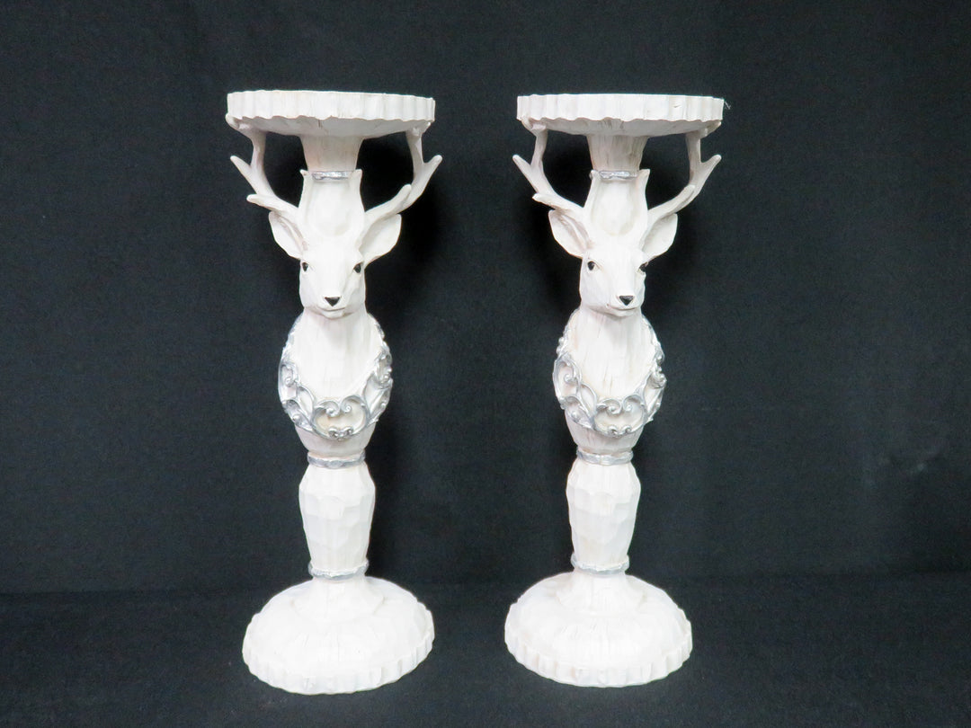 Stag Candleholders