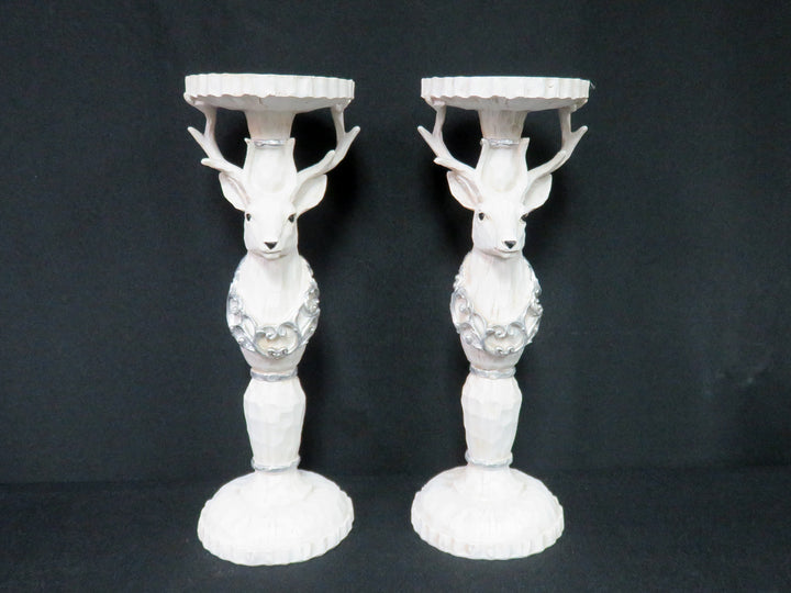 Stag Candleholders
