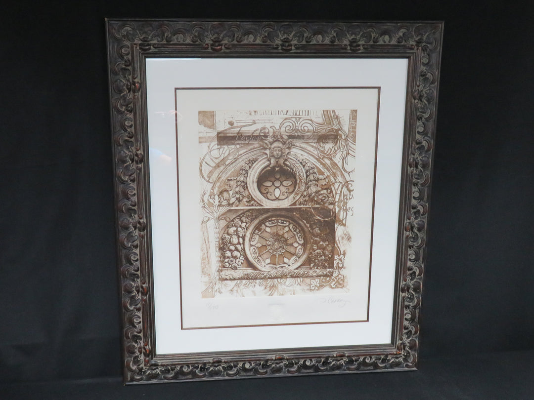 Paris Architectural Etching Print