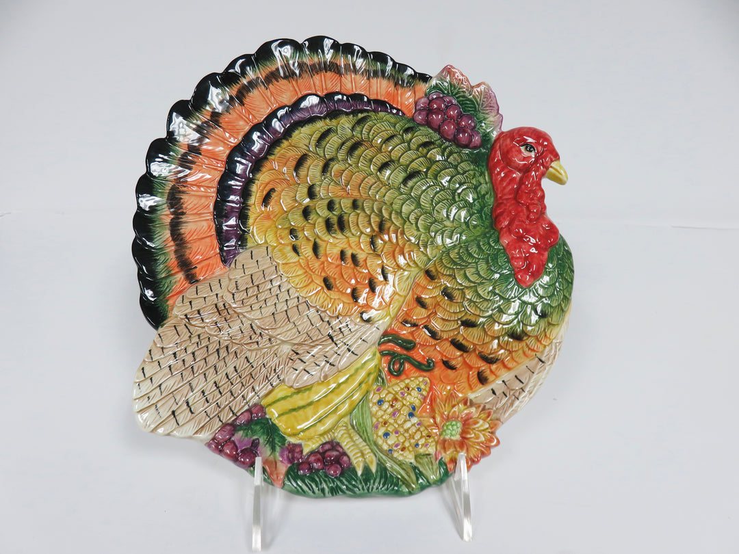 Fitz & Floyd "Turkey" Plate
