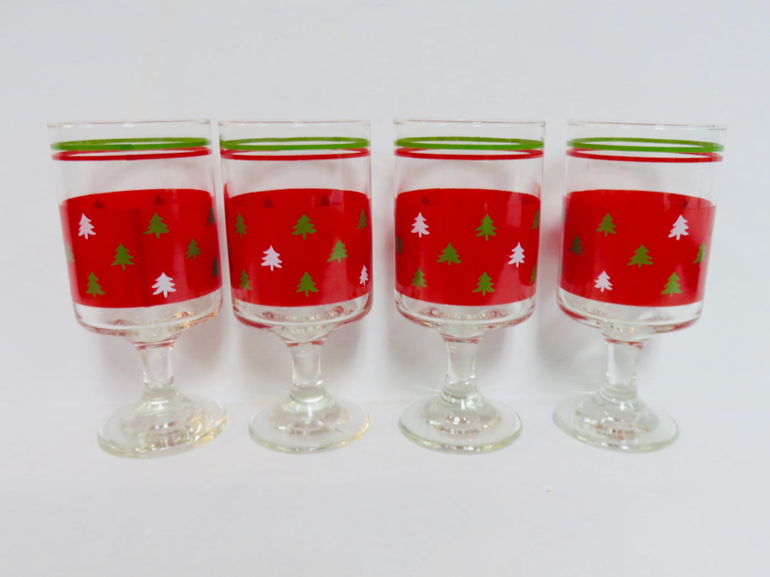 LE Smith Christmas Goblets