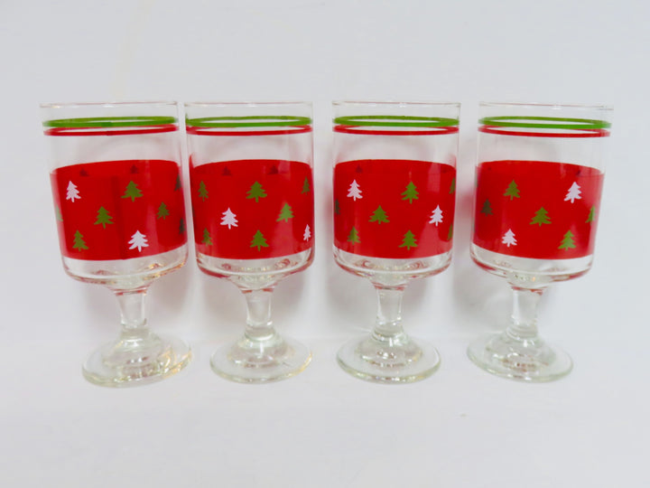 LE Smith Christmas Goblets