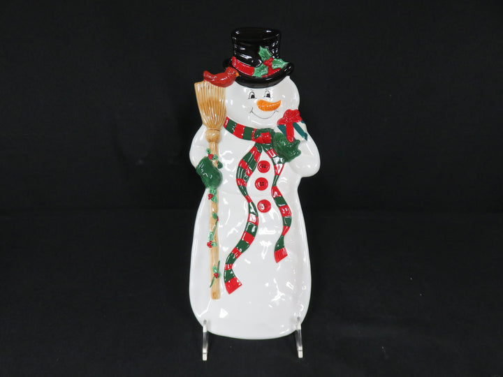 Fitz & Floyd Snowman Tray