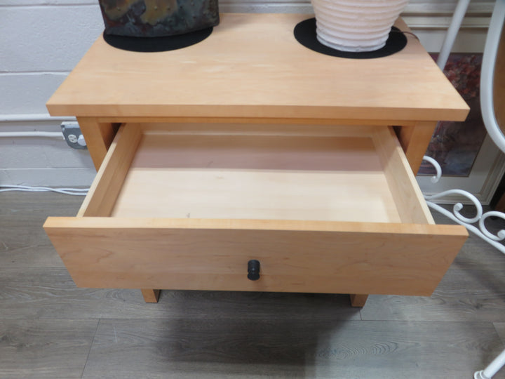 Light Wood Nightstand