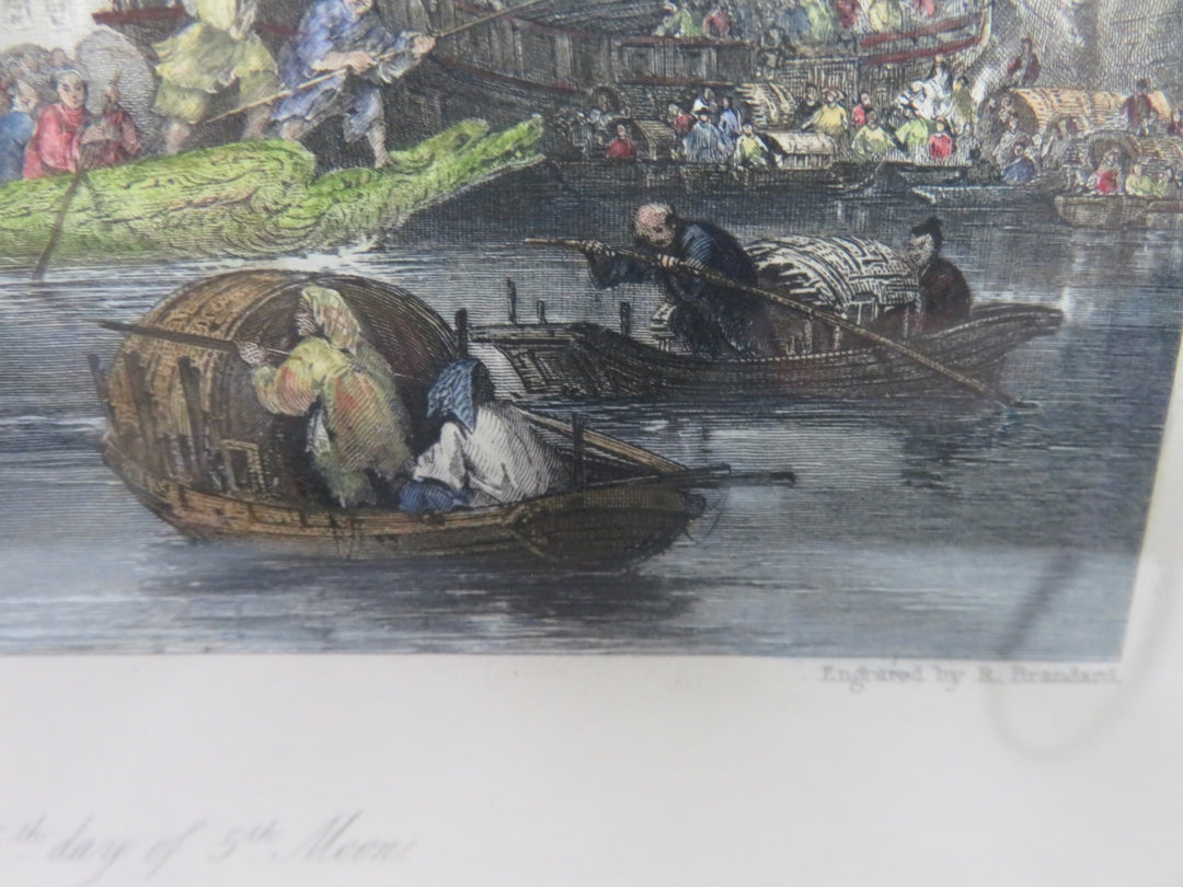 Hand Colored Reporduction Engraving