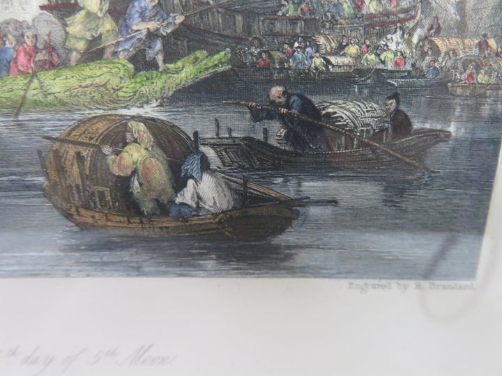 Hand Colored Reporduction Engraving