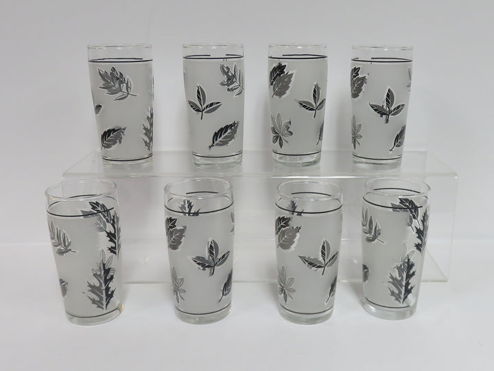 Libby Silver Foliage Juice Glasses